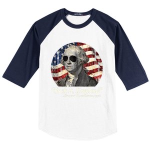 Suck It England Funny 4th Of July George Washington 1776 Baseball Sleeve Shirt