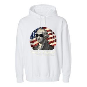 Suck It England Funny 4th Of July George Washington 1776 Garment-Dyed Fleece Hoodie