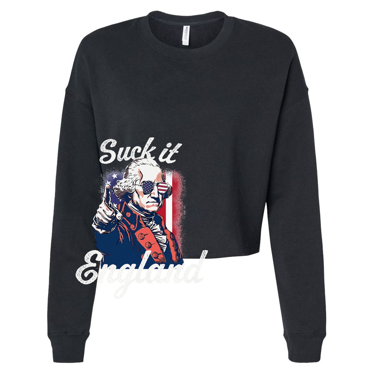 Suck It England Funny George Washington USA Flag 4th of July 15oz Campfire Ceramic Mug