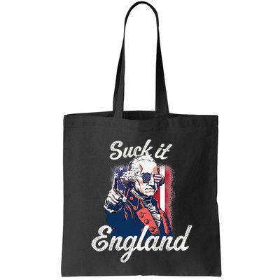 Suck It England Funny George Washington USA Flag 4th of July Bag