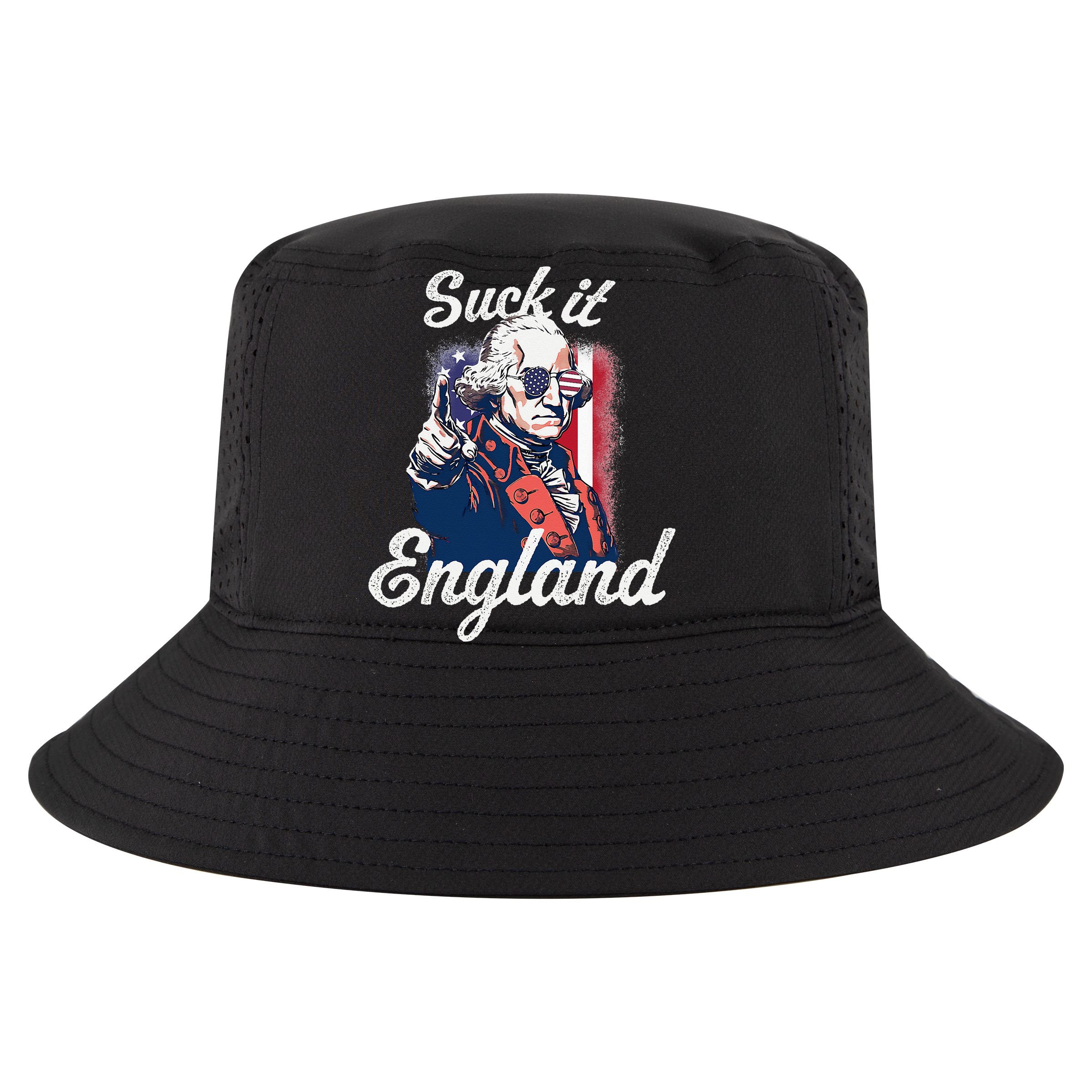 Suck It England Funny George Washington USA Flag 4th of July Youth Performance Sprint T-Shirt
