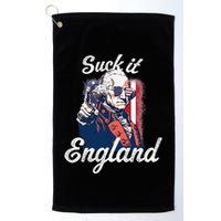 Suck It England Funny George Washington USA Flag 4th of July Golf Towel