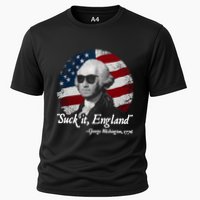 Suck It England Funny 4th Of July George Washington 1776 Cooling Performance Crew T-Shirt