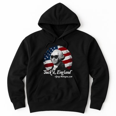 Suck It England Funny 4th Of July George Washington 1776 Hoodie