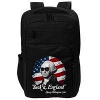 Suck It England Funny 4th Of July George Washington 1776 Impact Tech Backpack