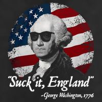 Suck It England Funny 4th Of July George Washington 1776 15oz Campfire Ceramic Mug