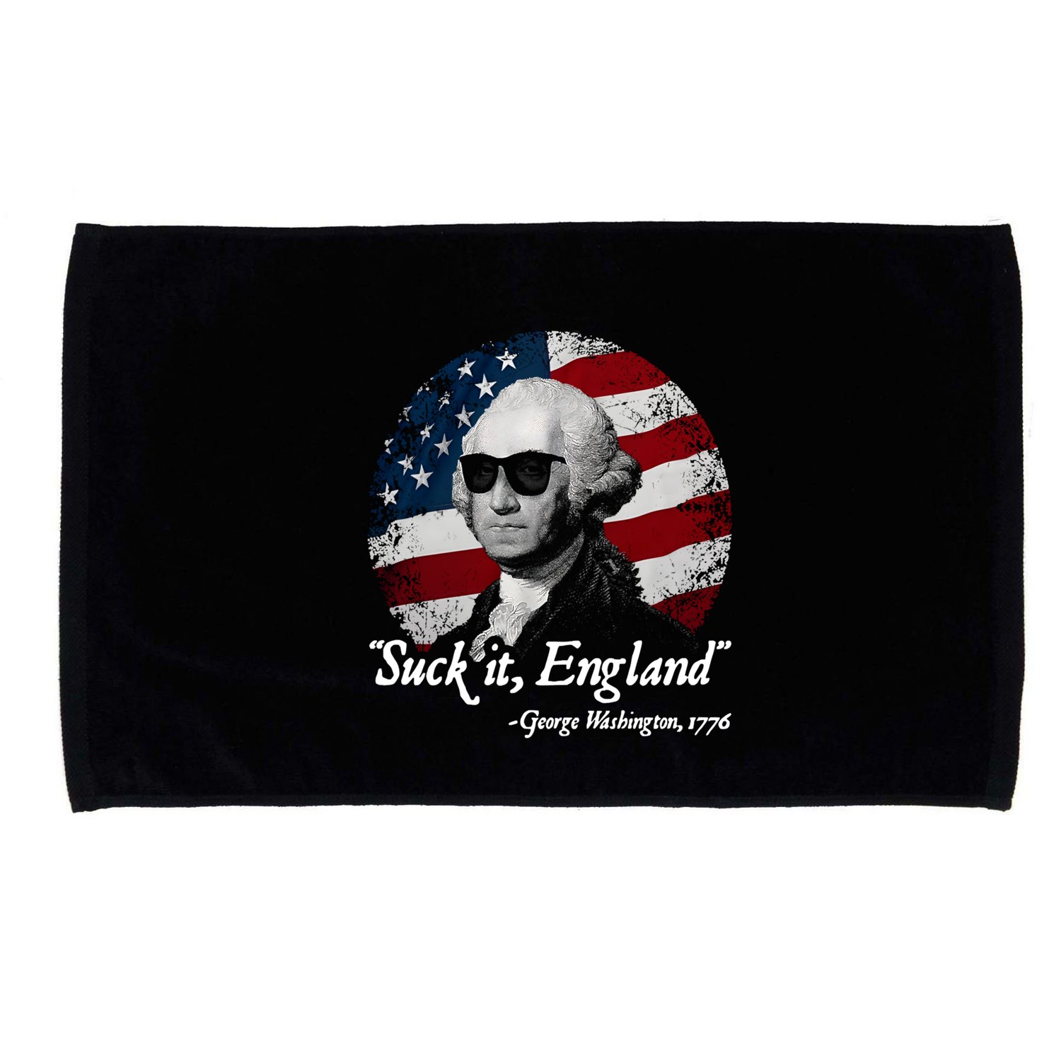 Suck It England Funny 4th Of July George Washington 1776 Microfiber Hand Towel