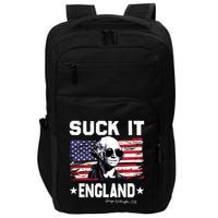 Suck It England Funny 4th Of July George Washington 1776 Impact Tech Backpack