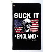 Suck It England Funny 4th Of July George Washington 1776 Golf Towel