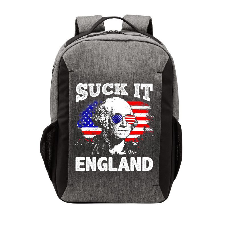 Suck It England Funny 4th Of July Flag Patriotic Vector Backpack