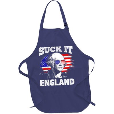 Suck It England Funny 4th Of July Flag Patriotic Apron