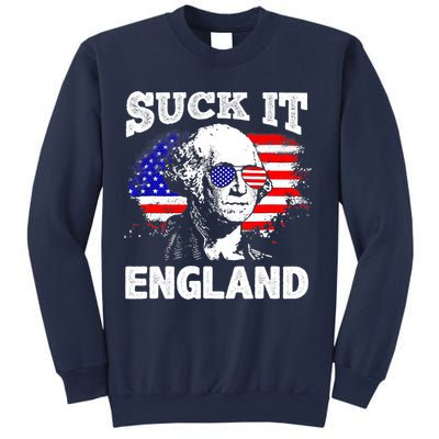 Suck It England Funny 4th Of July Flag Patriotic Sweatshirt
