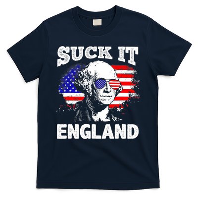Suck It England Funny 4th Of July Flag Patriotic T-Shirt