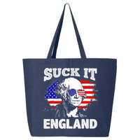 Suck It England Funny 4th Of July Flag Patriotic 25L Jumbo Tote