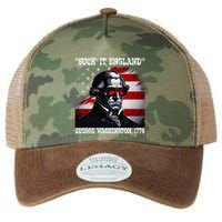 Suck It England 4th of July Funny George Washington 1776 Legacy Tie Dye Trucker Hat