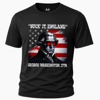 Suck It England 4th of July Funny George Washington 1776 Cooling Performance Crew T-Shirt