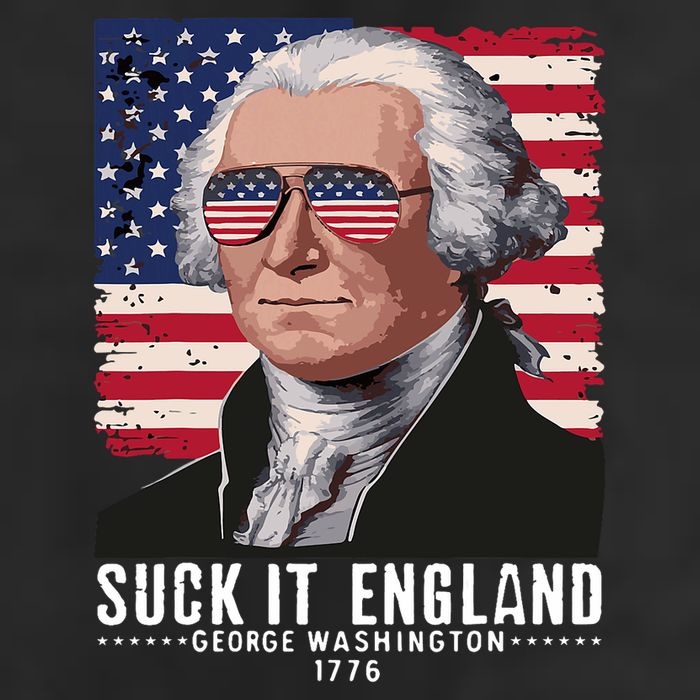 Suck It England Funny 4th Of July George Washington 1776 Cool Comfort Performance Bucket Hat