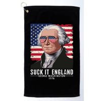 Suck It England Funny 4th Of July George Washington 1776 Golf Towel