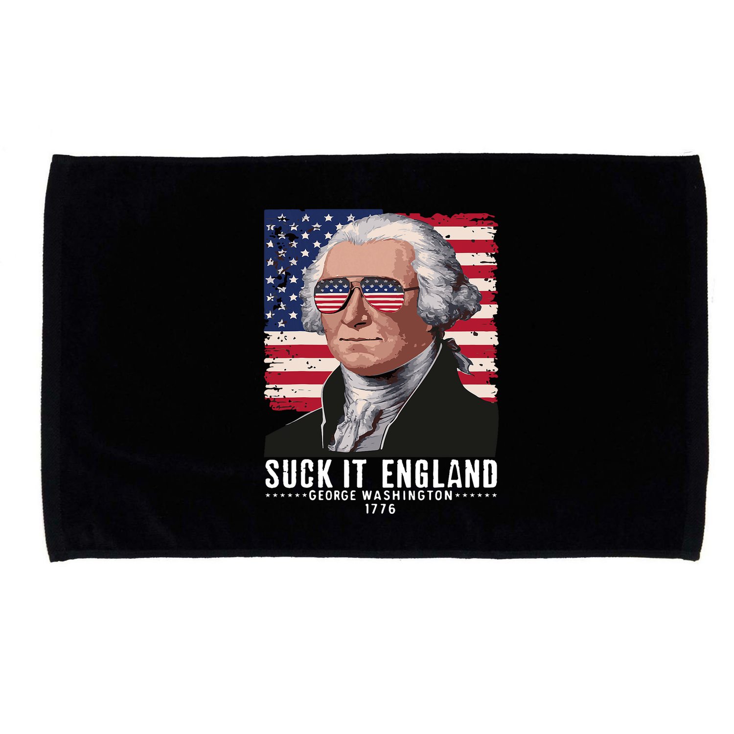 Suck It England Funny 4th Of July George Washington 1776 Microfiber Hand Towel