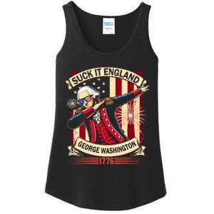 Suck It England Usa Flag 4th Of July Patriotic 2024 Ladies Essential Tank