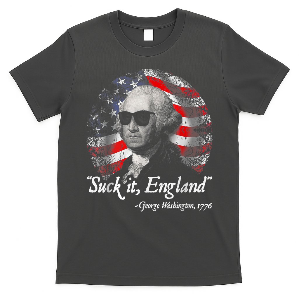 Suck It England Funny 4th Of July George Washington 1776 T-Shirt