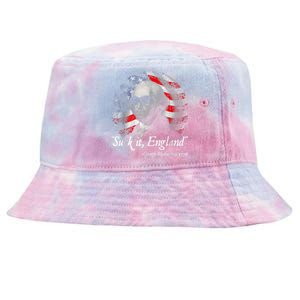 Suck It England Funny 4th Of July George Washington 1776 Tie-Dyed Bucket Hat