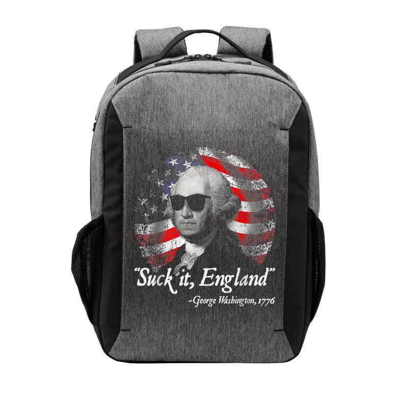 Suck It England Funny 4th Of July George Washington 1776 Vector Backpack