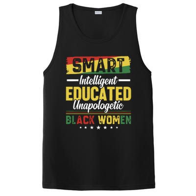 Smart Intelligent Educated Unapologetic Black Women PosiCharge Competitor Tank