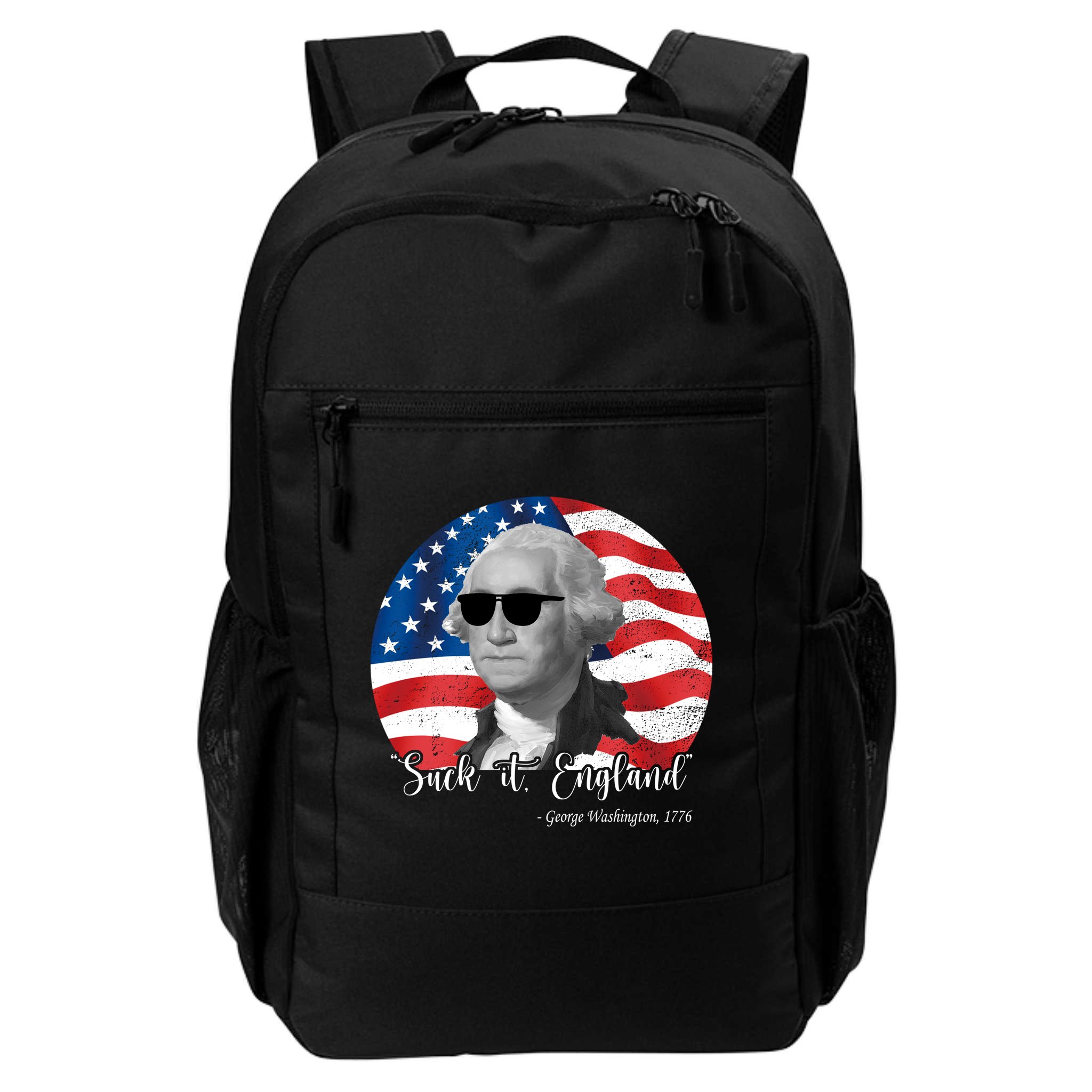 Suck It England George Washing 1776 Funny Backpack