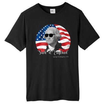 Suck It England George Washing 1776 Funny Tall Fusion ChromaSoft Performance T-Shirt