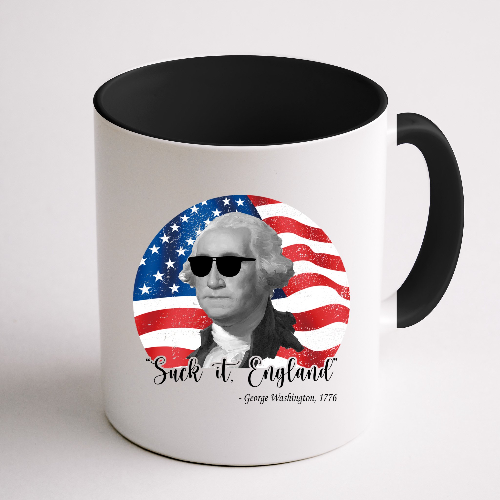 Suck It England George Washing 1776 Funny Mug