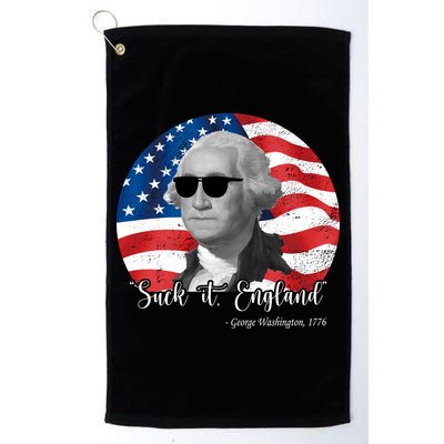 Suck It England George Washing 1776 Funny Golf Towel