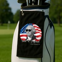 Suck It England George Washing 1776 Funny Golf Towel