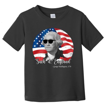 Suck It England George Washing 1776 Funny Toddler T-Shirt