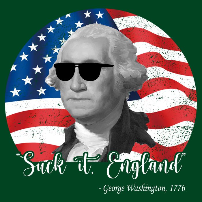 Suck It England George Washing 1776 Funny Cooling Performance Crew T-Shirt