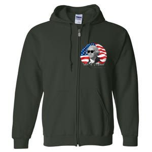 Suck It England George Washing 1776 Funny Full Zip Hoodie