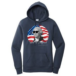 Suck It England George Washing 1776 Funny Women's Pullover Hoodie