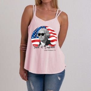 Suck It England George Washing 1776 Funny Women's Strappy Tank