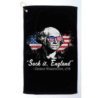 Suck It England Funny 4th Of July George Washington 1776 Golf Towel