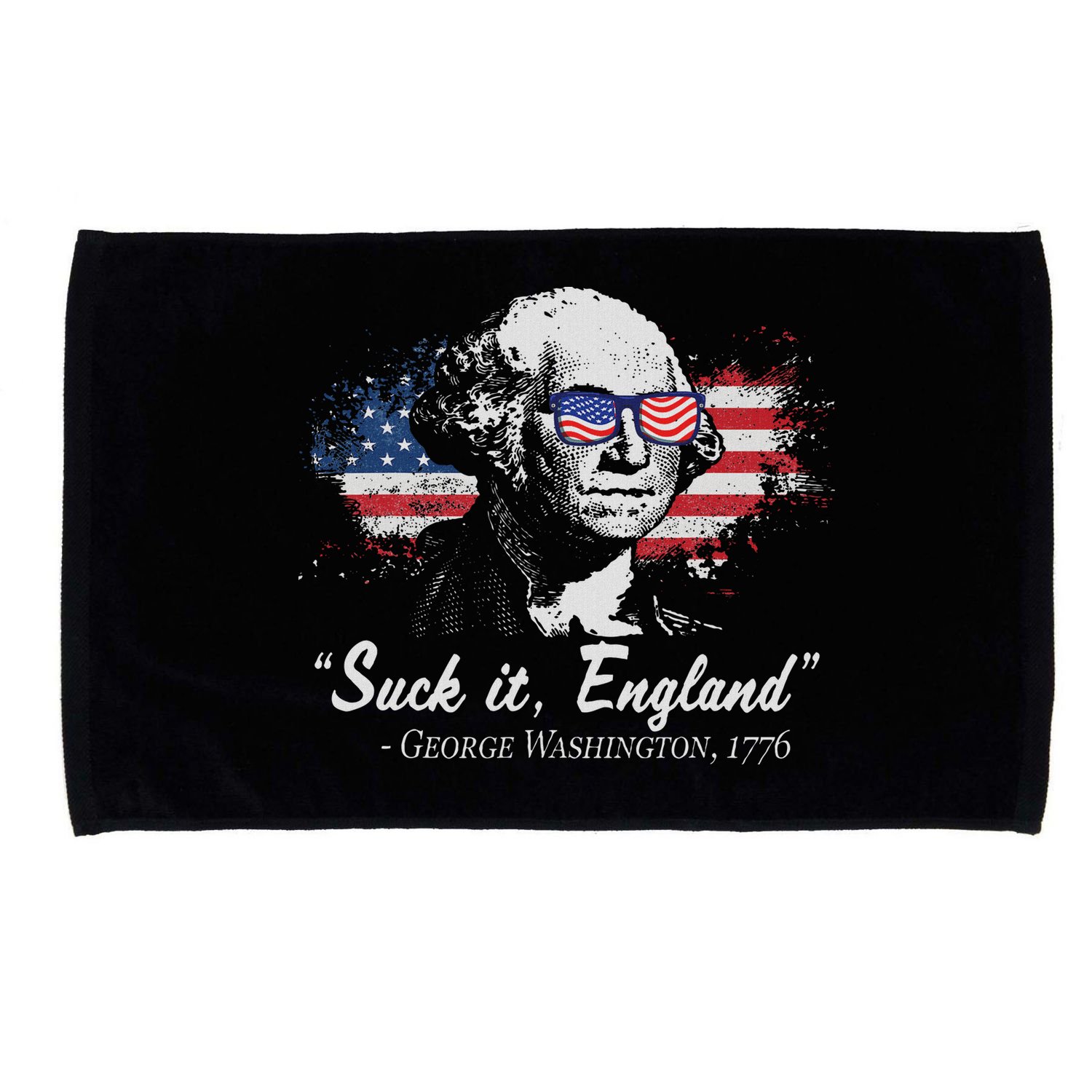 Suck It England Funny 4th Of July George Washington 1776 Microfiber Hand Towel