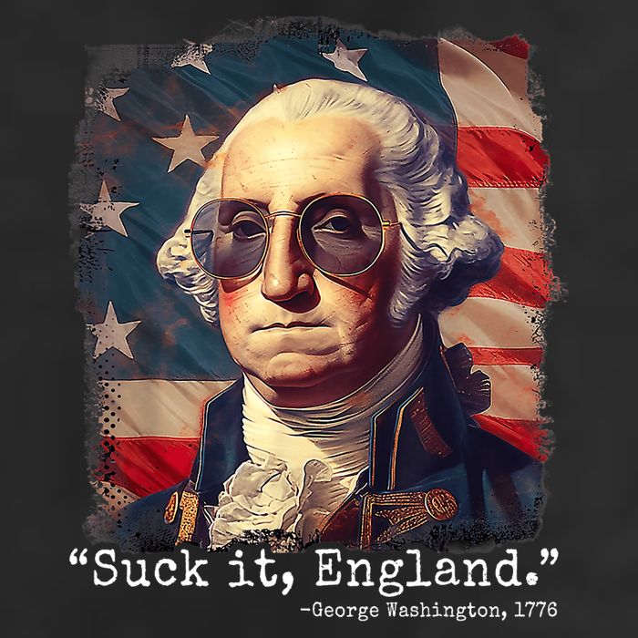 Suck It England Funny 4th Of July George Washington 1776 15oz Campfire Ceramic Mug
