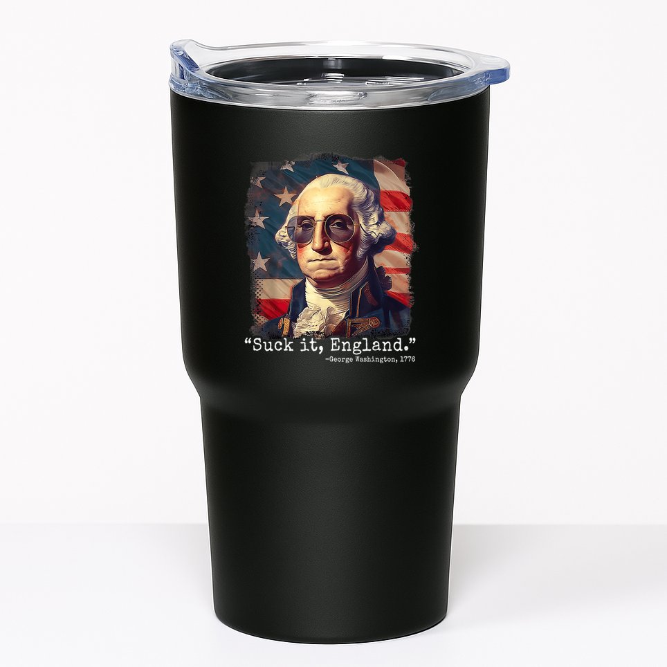 Suck It England Funny 4th Of July George Washington 1776 Tumbler