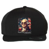 Suck It England Funny 4th Of July George Washington 1776 Wool Snapback Cap