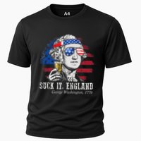 Suck It England Funny 4th of July George Washington 1776 Cooling Performance Crew T-Shirt