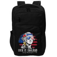 Suck It England Funny 4th of July George Washington 1776 Impact Tech Backpack