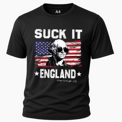 Suck It England Funny 4th Of July George Washington 1776 Performance Shirt