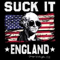 Suck It England Funny 4th Of July George Washington 1776 Cooling Performance Crew T-Shirt