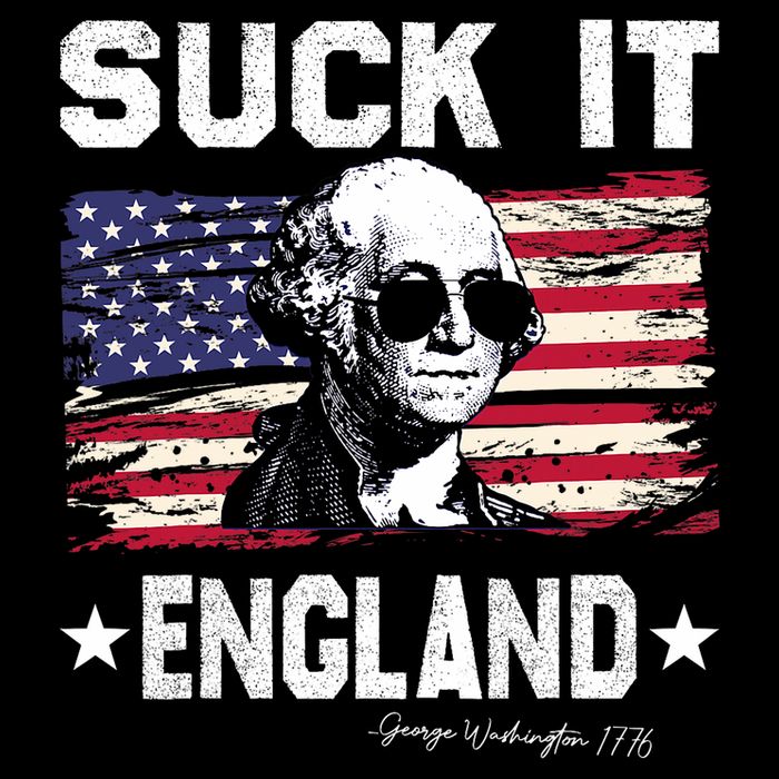 Suck It England Funny 4th Of July George Washington 1776 Cooling Performance Crew T-Shirt