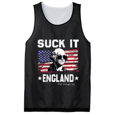 Suck It England Funny 4th Of July George Washington 1776 Mesh Reversible Basketball Jersey Tank
