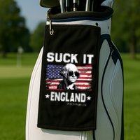 Suck It England Funny 4th Of July George Washington 1776 Golf Towel
